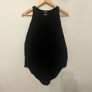 Old Navy Black Sleeveless High Neck Bodysuit 2X